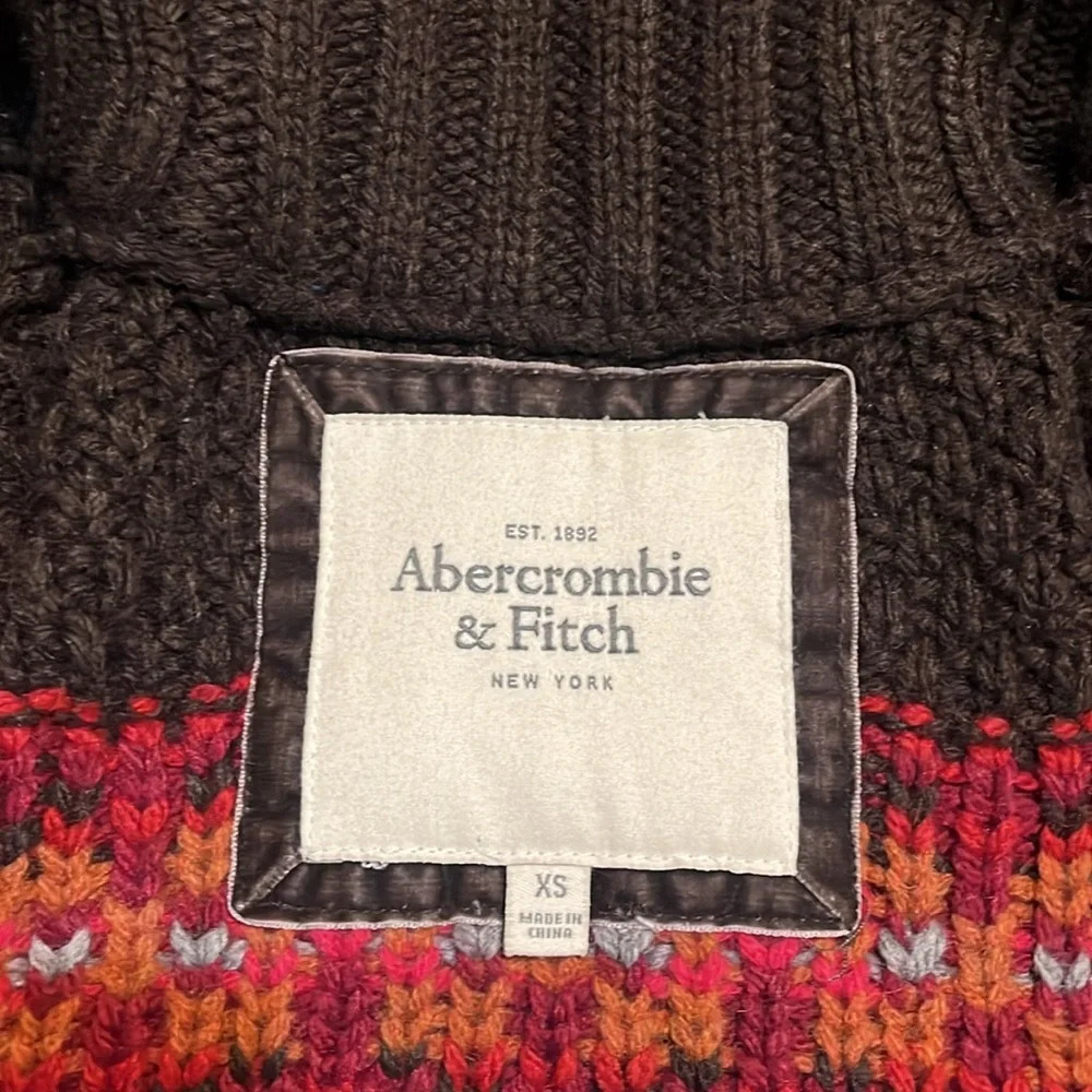 Abercrombie & Fitch Women’s Wool Blend Sweater Vest EUC Size XS